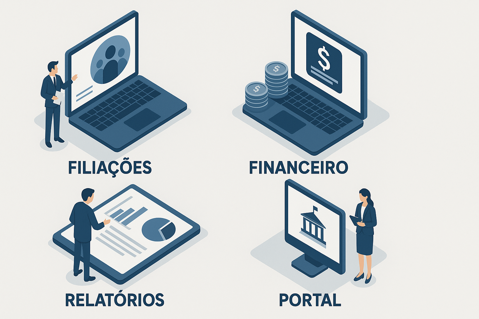 Sistema completo para sindicatos